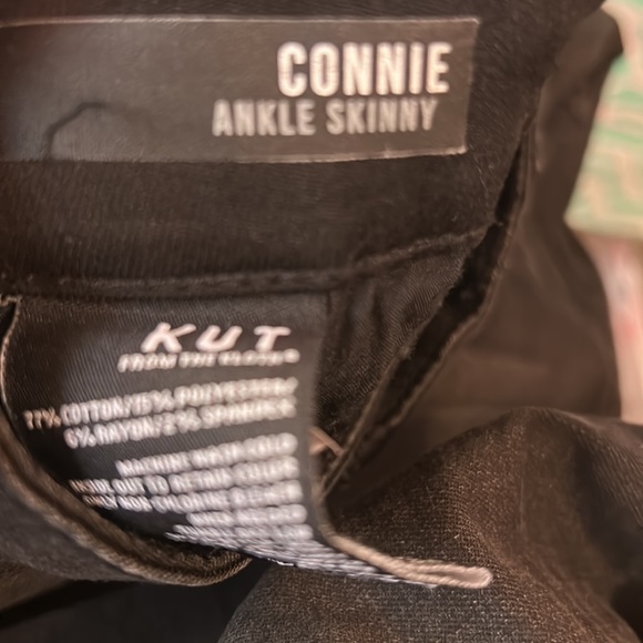 Kut from the Kloth Connie Ankle Skinny Black Jeans - Picture 6 of 6